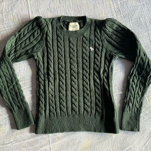 A&F Classic Logo Crewneck Women Sweater